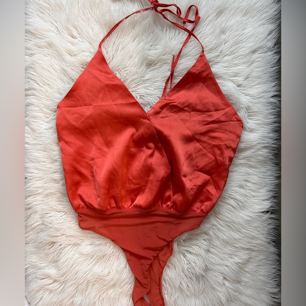 Women’s satin bodysuit